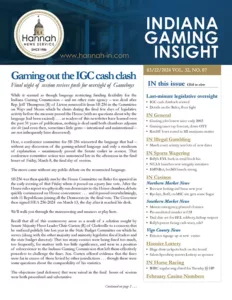 Indiana Gaming Insight Newsletter